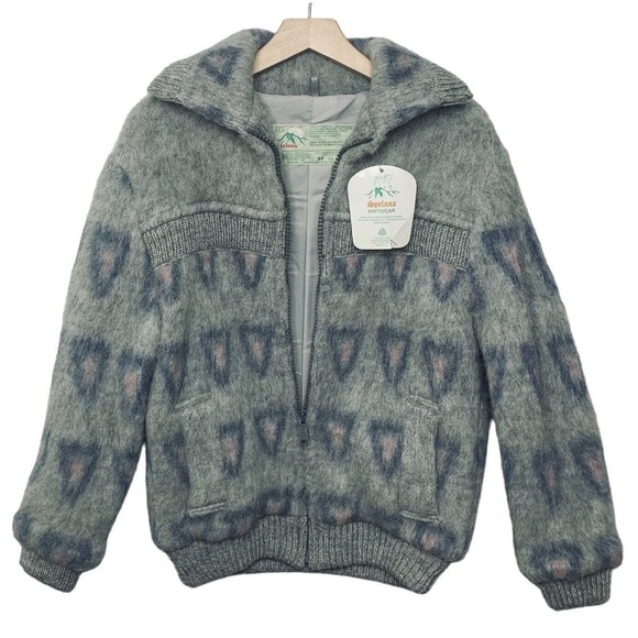 Spelana Jackets & Blazers - Spelana Scandinavian Wool Full Zip Coat Womens SM Made in Ireland NWT Vintage